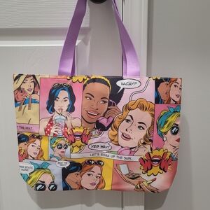 Estee Lauder Retro Summer Comic Tote Bag
